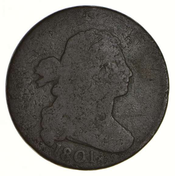 1801 Draped Bust Large Cent - Circulated