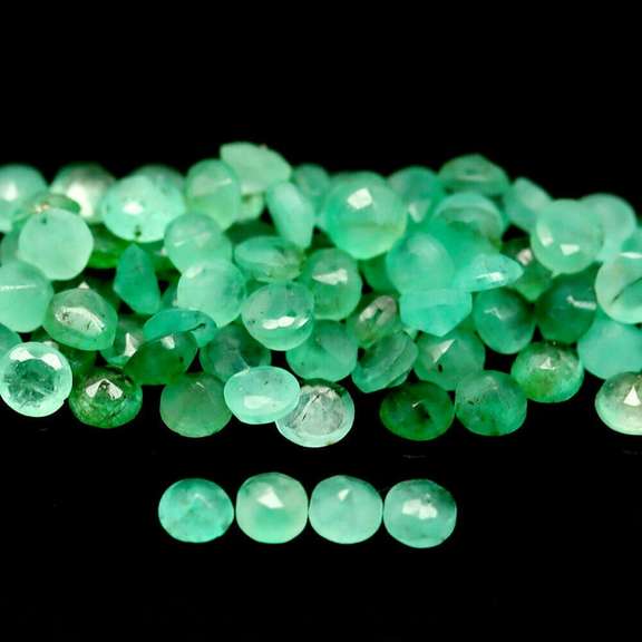 Large 7ct 91 piece Zambian Emerald parcel