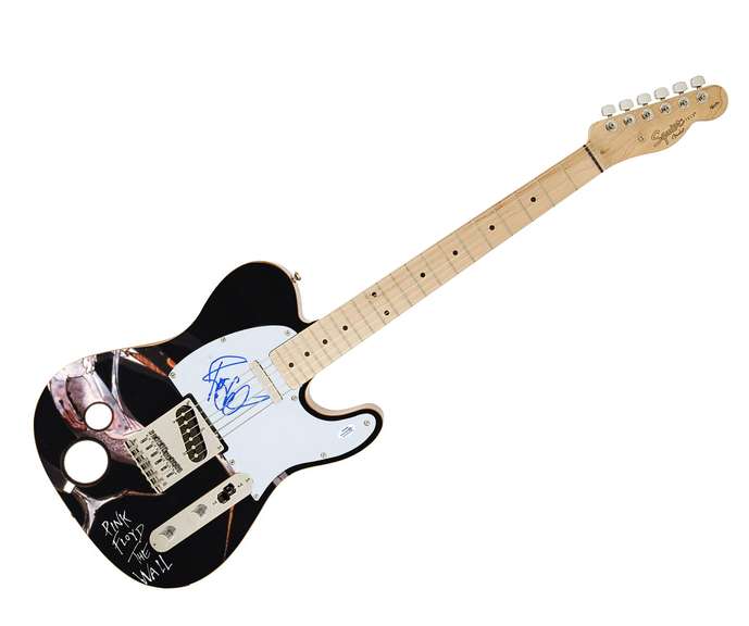 Pink Floyd Roger Waters Autographed Signed Fender Telecaster Photo Graphics Guitar ACOA