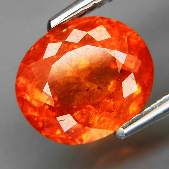 Vivid! 2.73ct top Fanta pumpkin Namibian Garnet