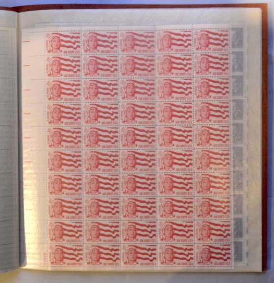 Various  4 Cent Mint US Sheets Probably 1960 s Era $58.50.  Face Value