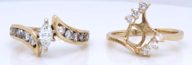 Majestic MArquise Diamond w RBC Bridal Set