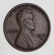 1914-D Lincoln Wheat Cent - Circulated