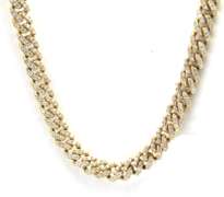 Quintessential Yellow Gold 7.18ctw Diamond Tennis Necklace