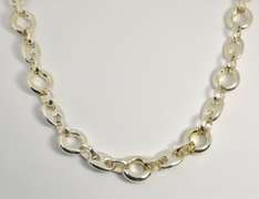 Bold, Wide, and Long Sterling Necklace