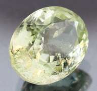 High fire 7.66ct platinum green Aquamarine