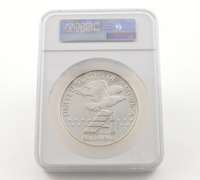 MS69 (1989) P Astronaut US Flag Young Astronauts SWO-20811A Silver NGC