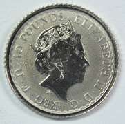 Superb Gem BU 2021 pure Platinum Britannia 10 Pound pc