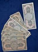 Lot Of 8 Bank Of Mexico Aztec Calendar One Peso.