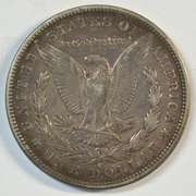 Razor-sharp XF 1891-CC Morgan Silver Dollar. Key date