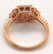 Classic 18k Stamped Yellow Gold Diamond Ring