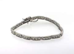 Sterling Silver Tennis Bracelet with Cubic Zirconia