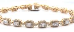 Precious Yellow Gold Diamond Bracelet