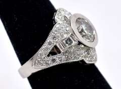 Lush Platinum Diamond Ring