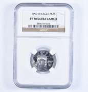 PF70 UCAM 1999-W $25 American Platinum Eagle 1/4 Oz .999 Platinum NGC