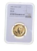 MS68 1983 China 50 Gold Yuan - Panda - Graded NGC