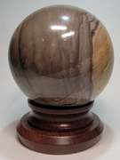 Elegant 4,480ct tan and gray Jasper sphere