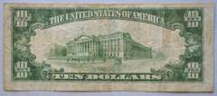 10 1934 $ A Series Emergency Issue Silver Certificate North Africa.
