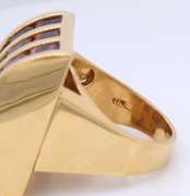 Gorgeous Yellow Gold Amethyst Ring