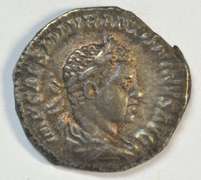 Near Mint Elagabalus Roman Silver Denarius, 218-222 AD