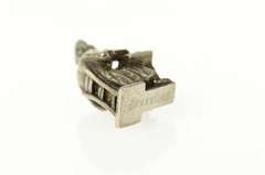 Sterling Silver 3D Robed Scholar Student Priest Charm/Pendant