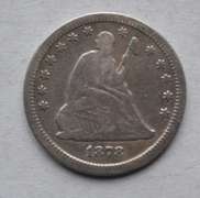 1878 CC Seated Quarter