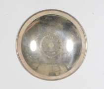1928 Japan 50 Sen Ashtray - 29.2 Grams Silver