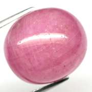 Huge! 33.87ct top pink Ruby cabochon