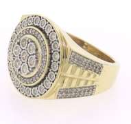 Fashionable 10kt Men's Diamond Ring