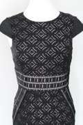 Sexy Black Color Tahari Dress