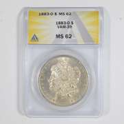 MS62 1883-O Morgan Silver Dollar - VAM-39 - Graded ANACS