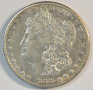 Upper end 1883-CC Morgan Silver Dollar. Nice
