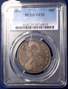 1826 Bust Half Dollar PCGS VF25.