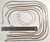 Great Group of 6 Herringbone Necklaces