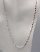Pretty Sterling Silver Gucci Chain Necklace