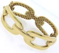 Wonderful Handmade Italian 14k Gold Chain Bracelet.
