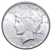 1925-S Peace Silver Dollar