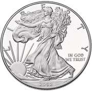 2002-W Proof American Silver Eagle OGP