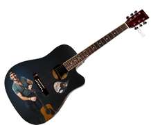 Thomas Rhett Autographed Signed Custom Photo Graphics Guitar ACOA