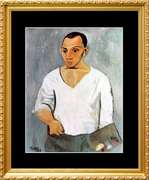 Pablo Picasso, Self Portrait With a Palette