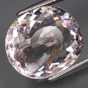 Simply gorgeous 8.41ct UNHEATED whisper pink Morganite