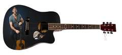 Thomas Rhett Autographed Signed Custom Photo Graphics Guitar ACOA