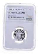 PF70 UCAM 1998-W $25 American Platinum Eagle - Graded NGC