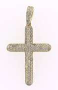 Stunning 10kt Diamond Cross Pendant