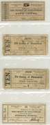4 Diff. 1863 County of Shenandoah, Woodstock Virginia notes