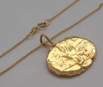 Beautiful Greco Roman Chariot Pendant on Chain