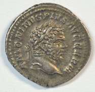 Original Mint State Caracalla Roman Silver Denarius 198-217 AD