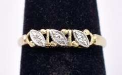 Sparkling Diamond Ring in 14K Yellow Gold