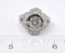 Lush Platinum Diamond Ring
