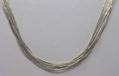 Sterling Silver Multi Strand Necklace